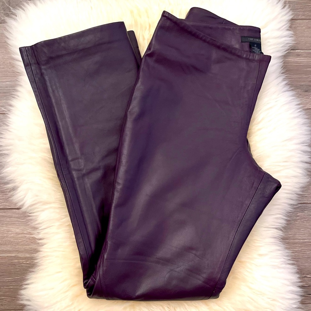 The Limited Real Leather Pants